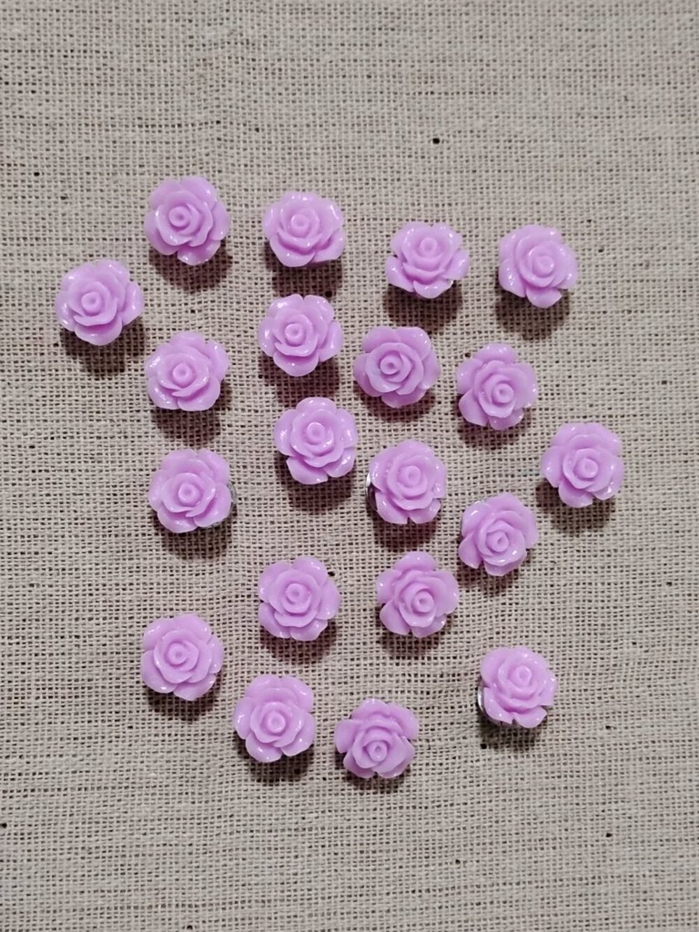 20 Pc Pretty Purple Roses Thumb Tacks Decorative Push Pins Bulletin Board Pins